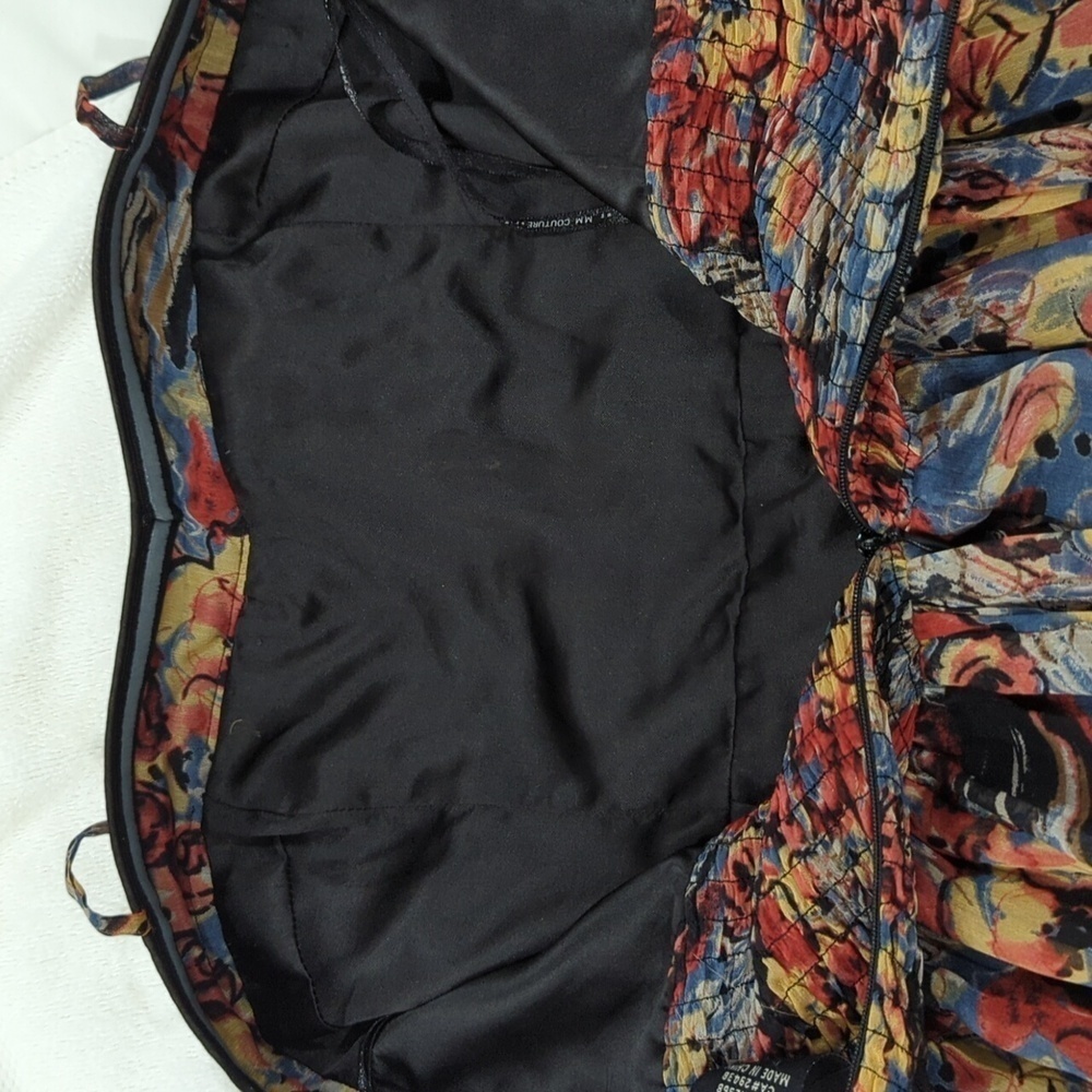 MM Couture by Miss Me Flower Mini Dress w/ spaghetti Straps, EUC! - Picture 7 of 9